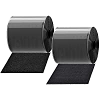 TEUVO Belcro Adhesivo- 11 CM de Ancho y 2M de Largo Belcro Adhesivo Doble Cara para Arreglar- Organizar y unir Objetos…